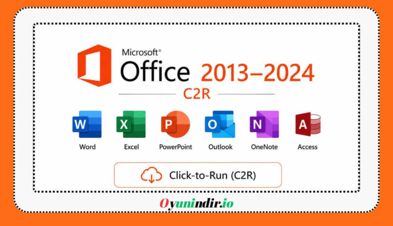 Office 2013 2024 C2R İndir – Full Türkçe v7.7.7.7
