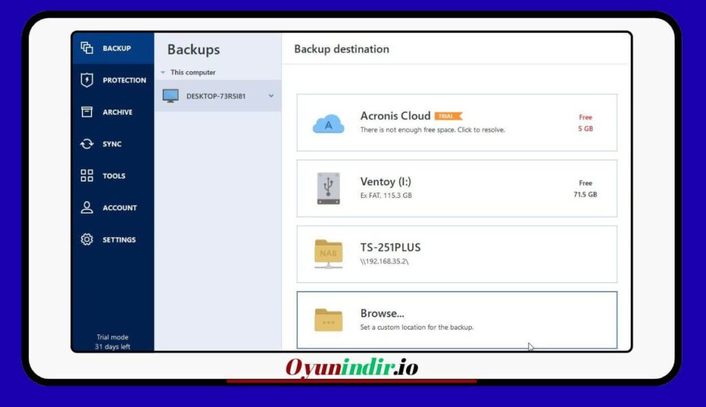 Acronis True Image 2026 Bootable ISO İndir – Full PC