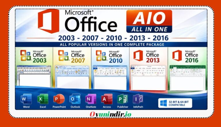 Microsoft Office 2003-2016 AIO İndir – Full Türkçe 32/64 Bit