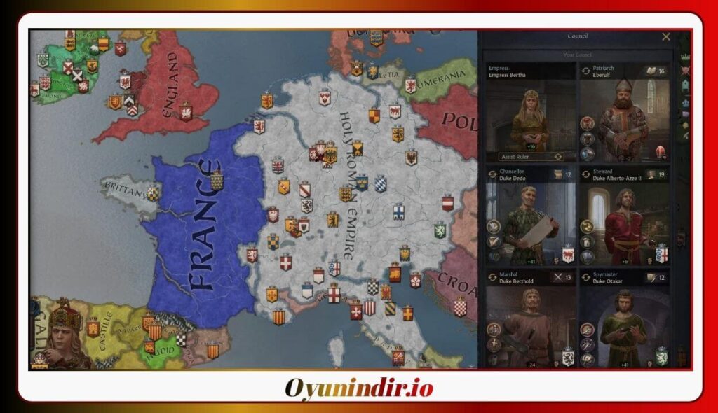 Crusader Kings 3 İndir – Full PC Türkçe v1.19.06 + 26 DLC