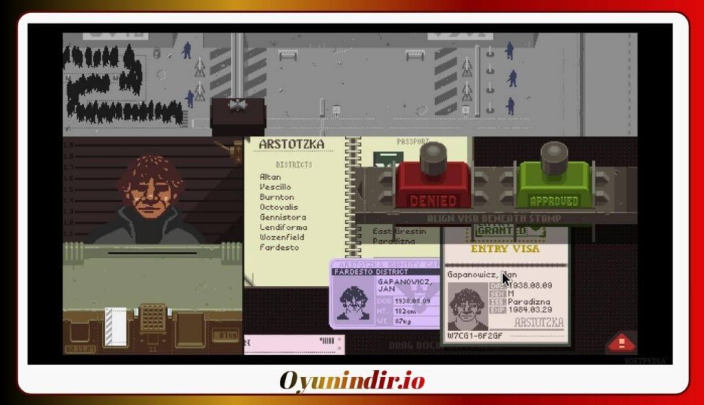 Papers Please İndir – Türkçe Full PC Final v1.4.12