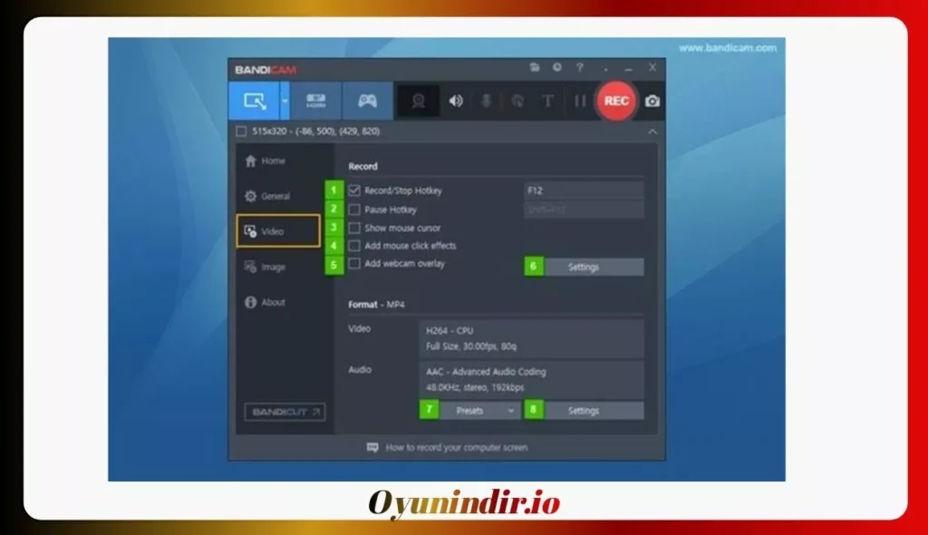 Bandicam İndir PC – Full Türkçe v8.3.1.2537