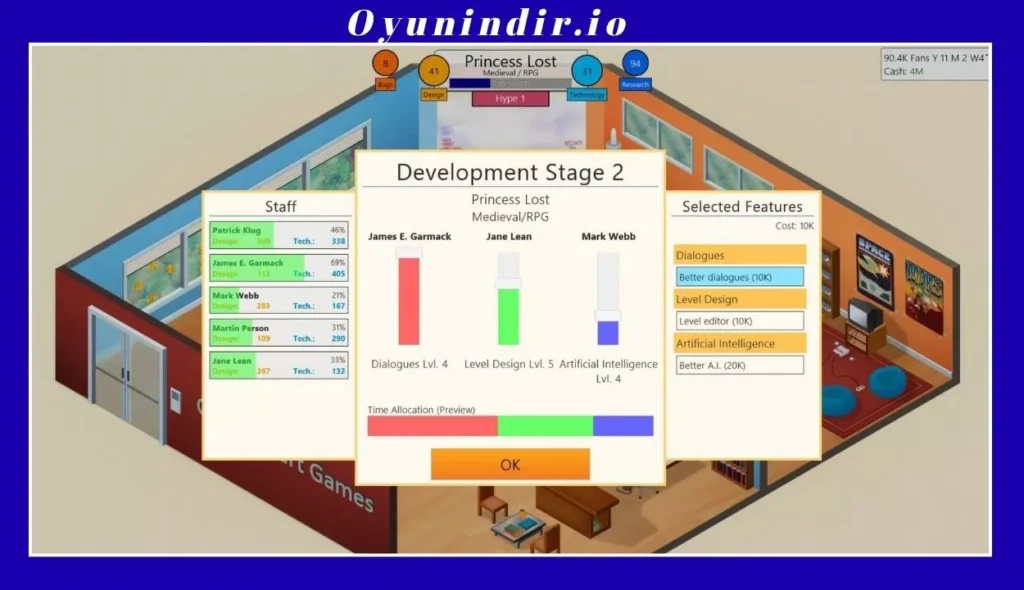 Game Dev Tycoon Full İndir – PC Türkçe